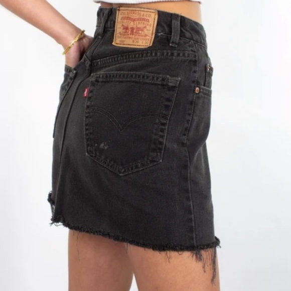 Levi's Dresses & Skirts - Levi's Black Denim Skirt